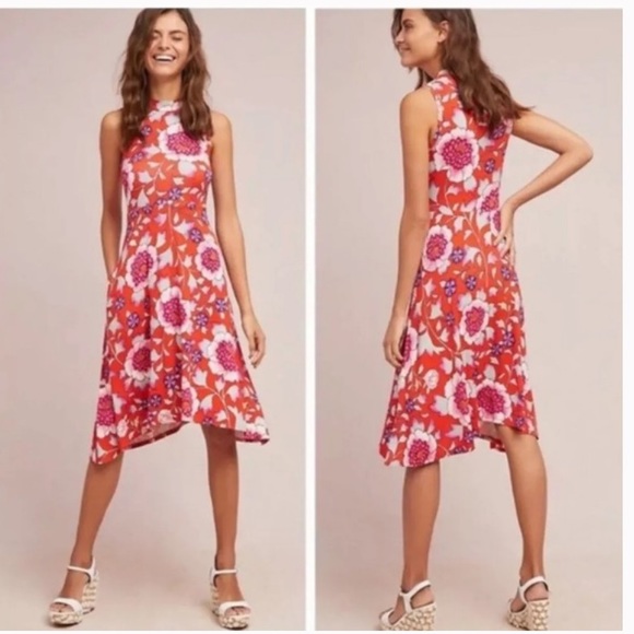 Maeve Dresses & Skirts - Anthropologie Sz Md Cleary Floral Dress